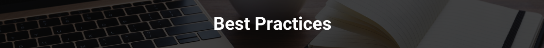 Best Practices